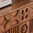 Modern Walnut Solid Wood Sideboard
