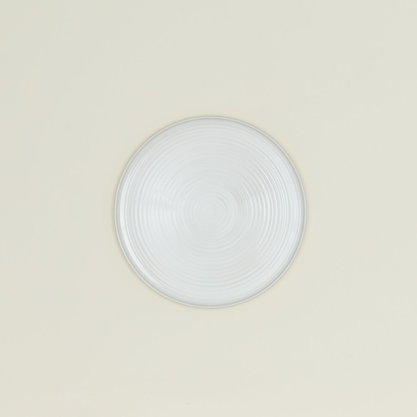 Round Platter, Bone