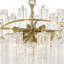 Hypes - lustre - finition laiton avec abat-jour en verre transparent de style Tronchi-1000636861-1000636863