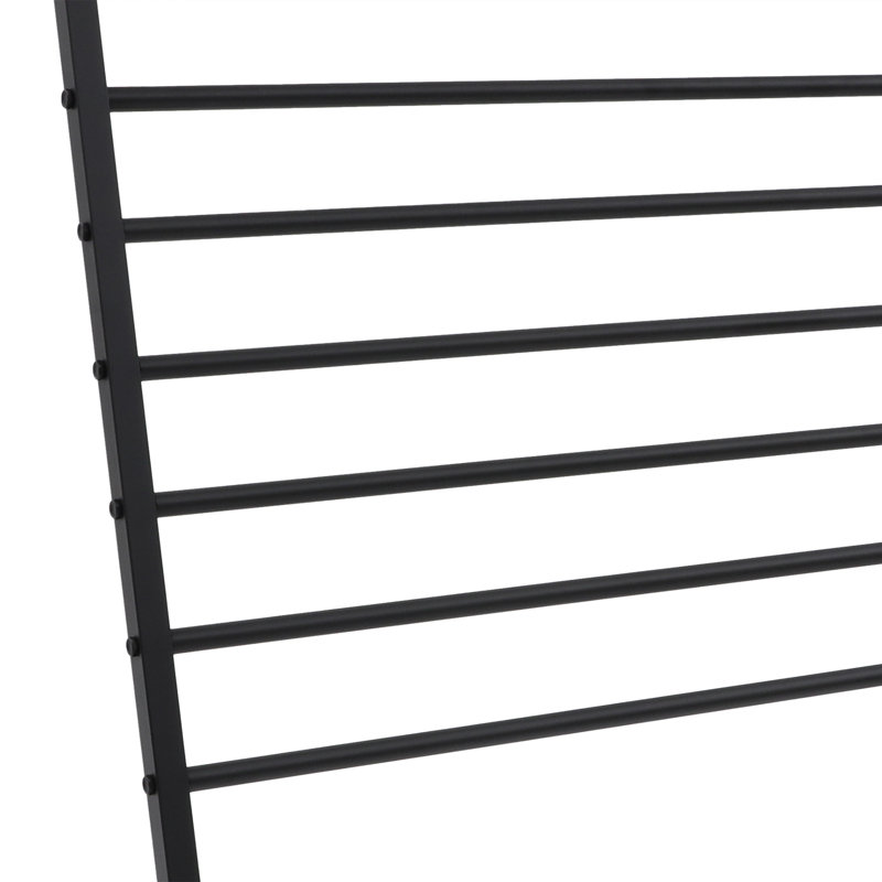 Présentoir autoportant en métal, Noir, noir, noir, noir, H 57,09 po x l 47,24 po x P 15,75 po