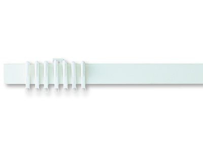 White Plastic / Acrylic Curtain Track