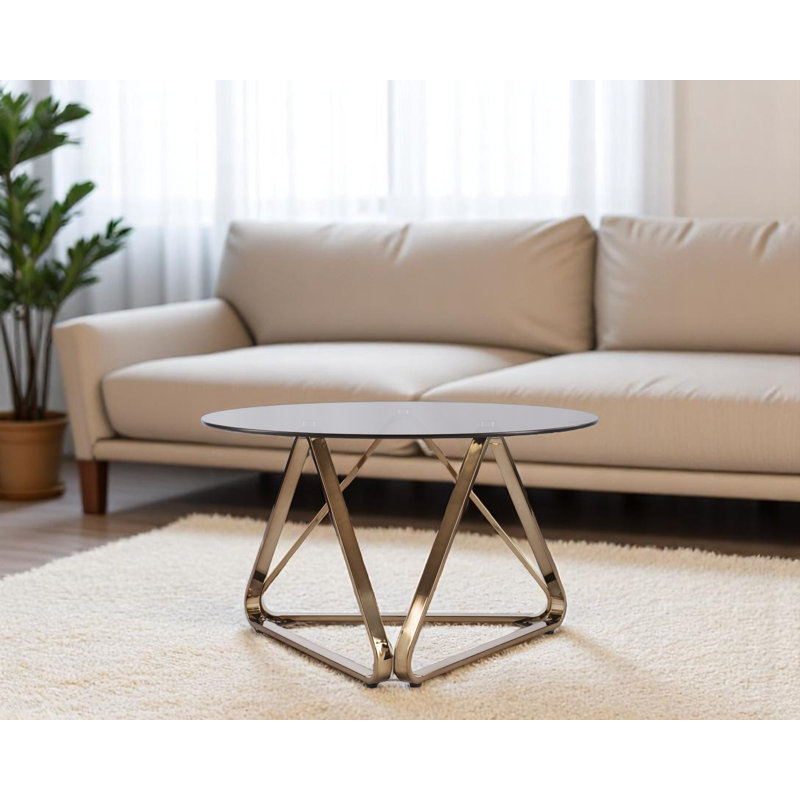 Table basse à 4 pieds avec rangement Ahrianna