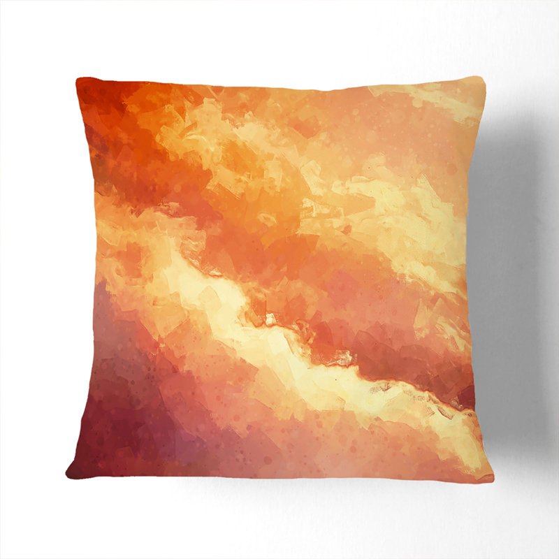 Passing Clouds Cushion with Filling, 40cm H x 40cm W x 15cm D, Black