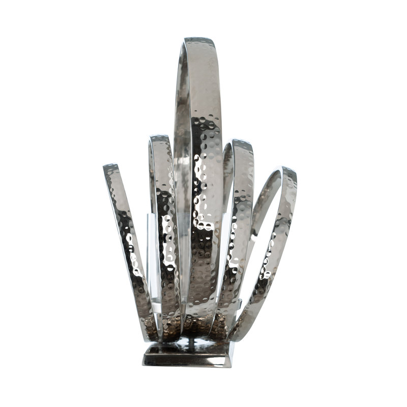 Aluminum Tabletop Hurricane, 46cm H x 44cm W x 25cm D
