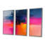 Fuchsia lever de soleil - ensemble d'art abstrait mural-470736794-470736793