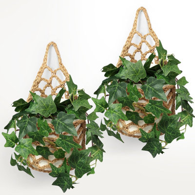 2PK Wall Planters For Indoor Plants, Macrame Plant Hanger | Wall Planter, Plant Hanger, Hanging Planter