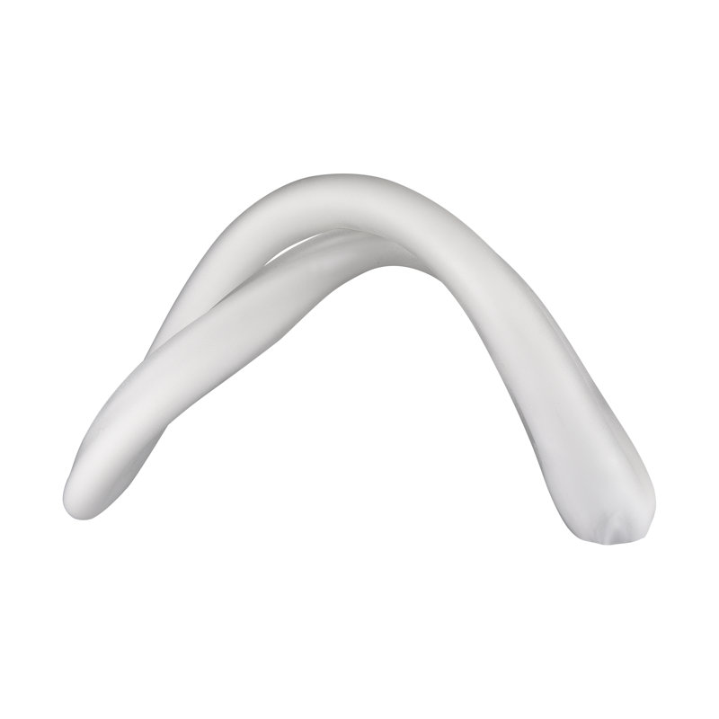 Objet de décoration torsadé - blanc, Blanc