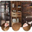 Iskender 157.5 cm H x 30 cm W Standard Bookcase-1524552156