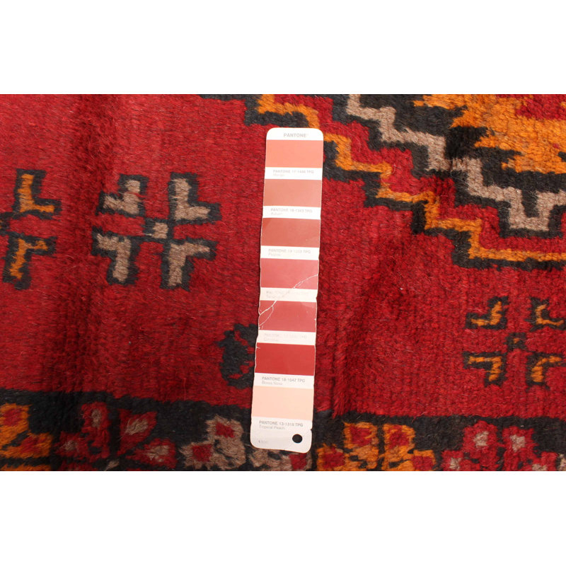 Rizbaft Red Rug 3'7" x 6'4"