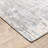 Kluge Abstract Machine Made Power Loom Polyester Area Rug in Gray/Gold-110717273