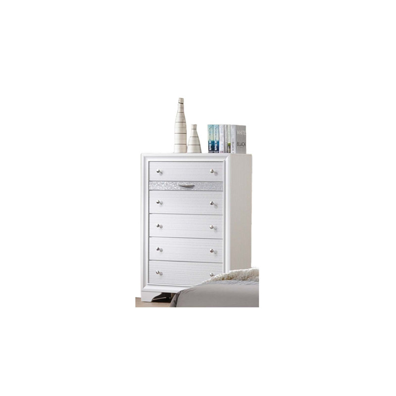 Smartt 6 - Drawer Dresser, White