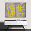 «Pop of Yellow Abstract», reproduction d'art sur toile-93060993