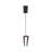 1-Light Walnut Modern Farmhouse Linear Kitchen Island LED Pendant