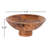 Allyce Mango wood footed bowl-1354722256