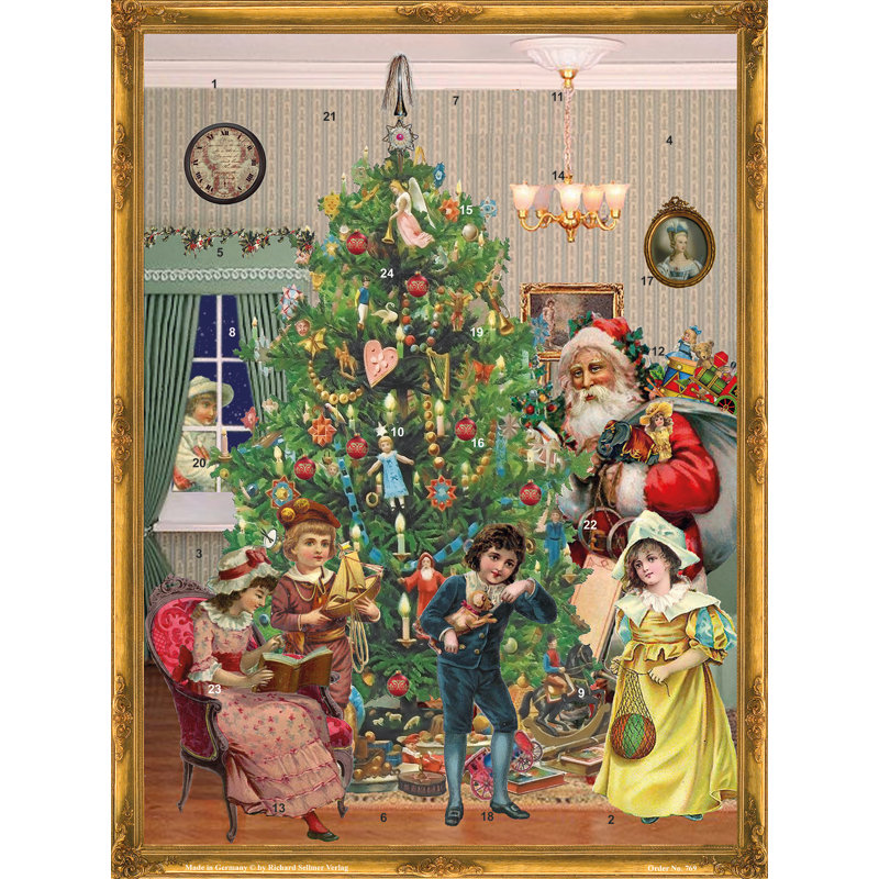 Calendrier d’avènement victorian Christmas