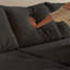 Canapé modulaire 133,86 po avec 1 repose-pieds Cloud, canapé rembourré moderne, canapé en U confortable pour le salon, canapé d'angle à assise profonde, aucun assemblage requis-713078442