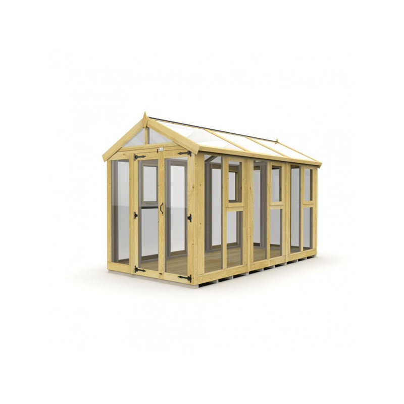 6x12 Glass Green House