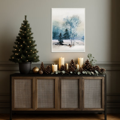 Dusty Blue II by Isabelle Z Framed Canvas Wall Art Print