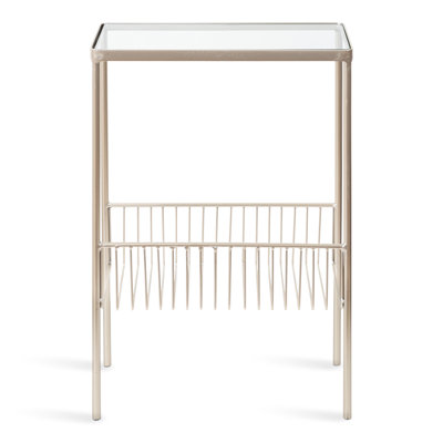 Dorman Glass Top End Table