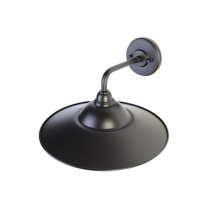 Alsawwan 15" Wall Sconce - Outdoor, Matte Black
