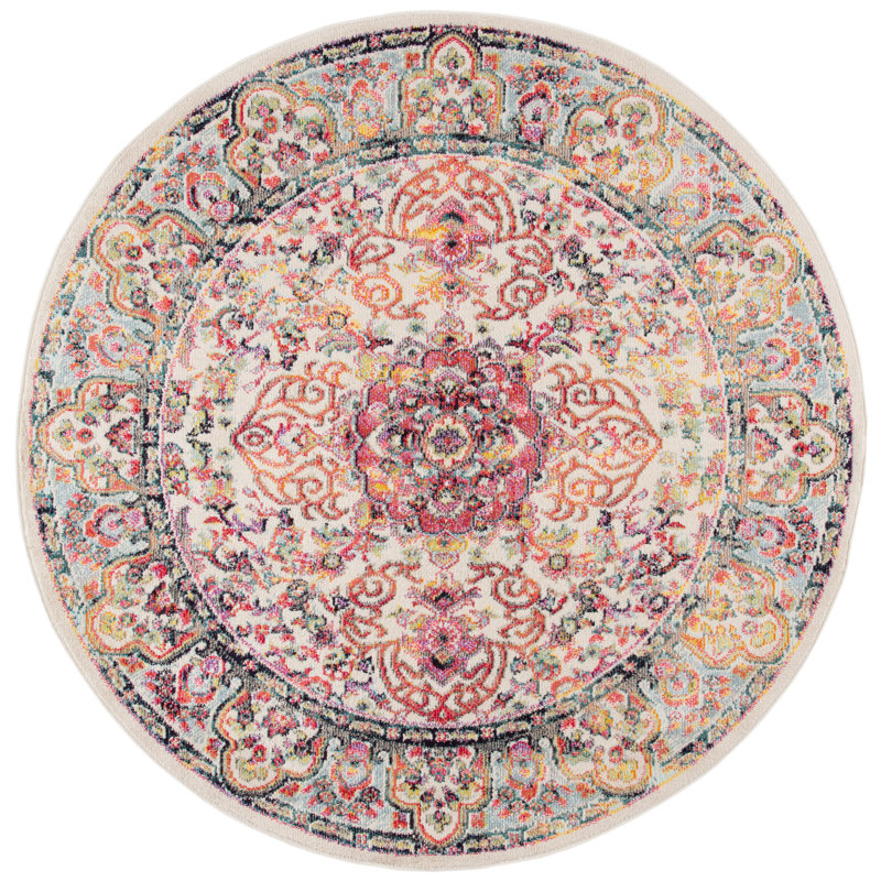 Tapis ivoire Felty, Rond 6 pi 7 po