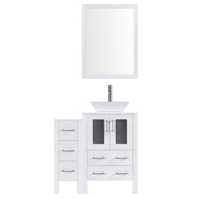 48'' Single Bathroom Vanity with Stone Top