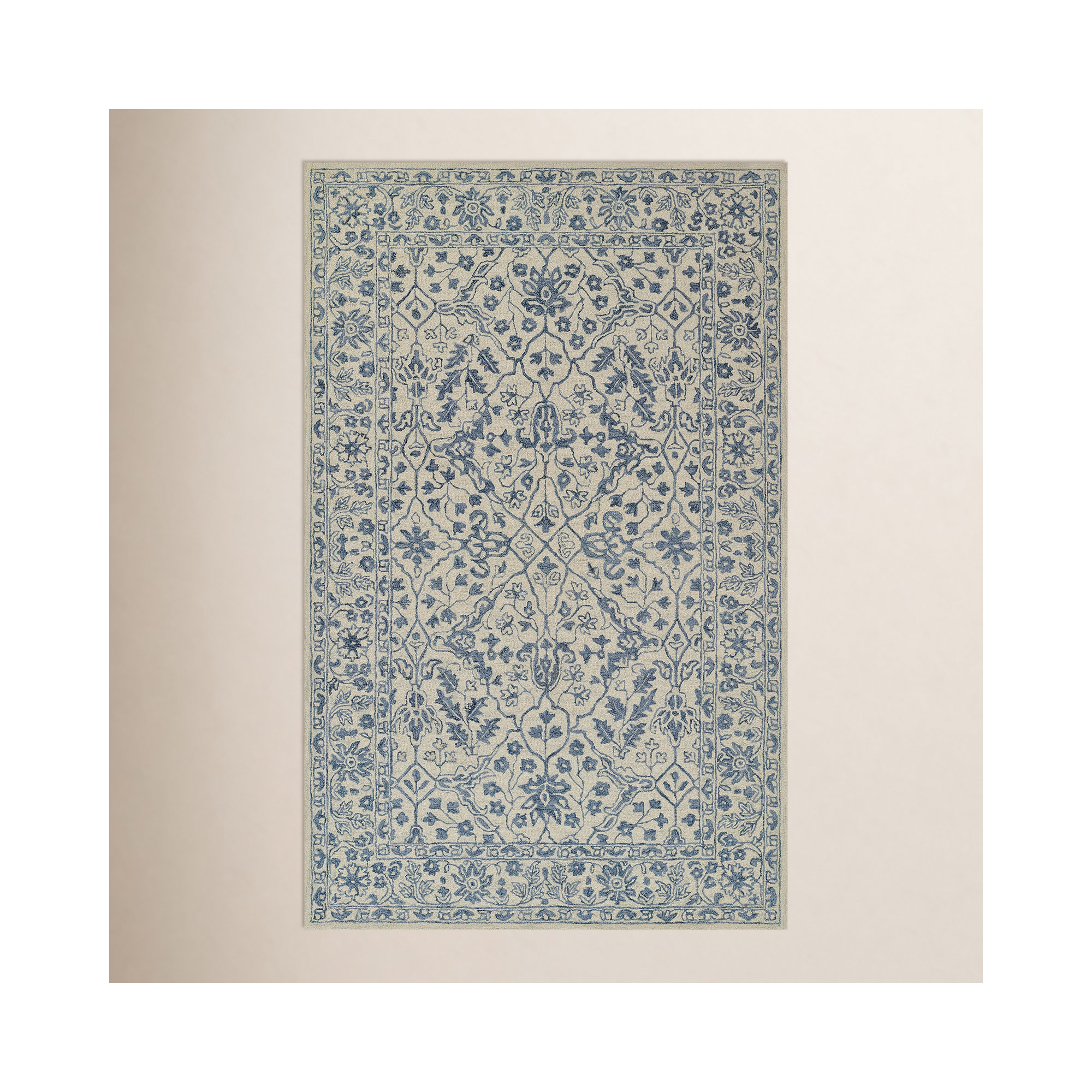 Bayford Handmade Wool Rug, Rectangle 2' x 3'