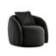 Chaise d'appoint Doniphan Modern Boucle-1322541799