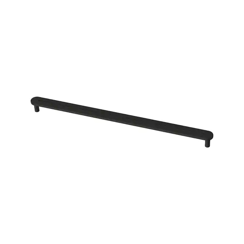 Poignée simple 12 po noir raffiné