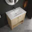 Meuble-lavabo autoportant avec porte à fermeture douce-419546779