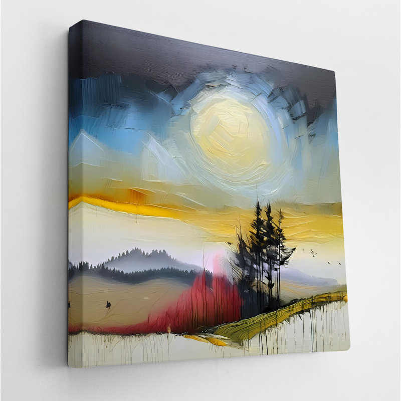 Above The Horizon, 36" H x 36" W