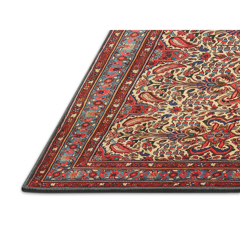 Tapis brun à motif oriental, Rectangle 8 pi x 12 pi