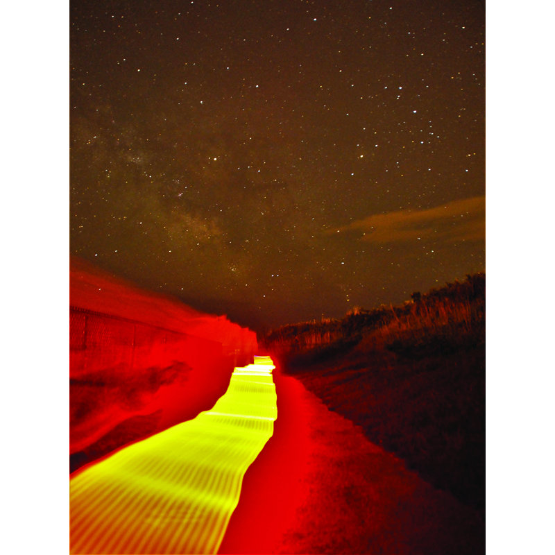 «Painted Path» par Joseph Elliot - reproduction de photo, Pas de tapis, Toile tendue, H 32 po x l 24 po x 1,5 po