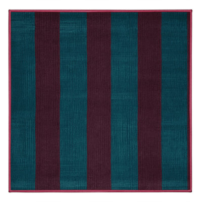 Machine Washable Checkered Red Area Rug