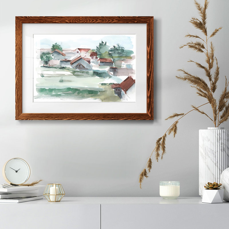 " Valley Farm I ", Érable, H 22 po x l 32 po x P 1,5 po