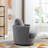 32"W Slipcovered Upholstered Swivel Barrel Chair-1912470075