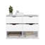 Commode 4 tiroirs, finition blanche-714506373