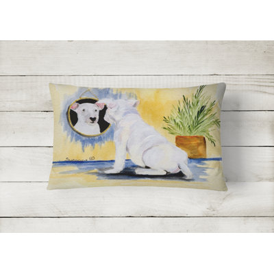 Bull Terrier Indoor/Outdoor Throw Pillow