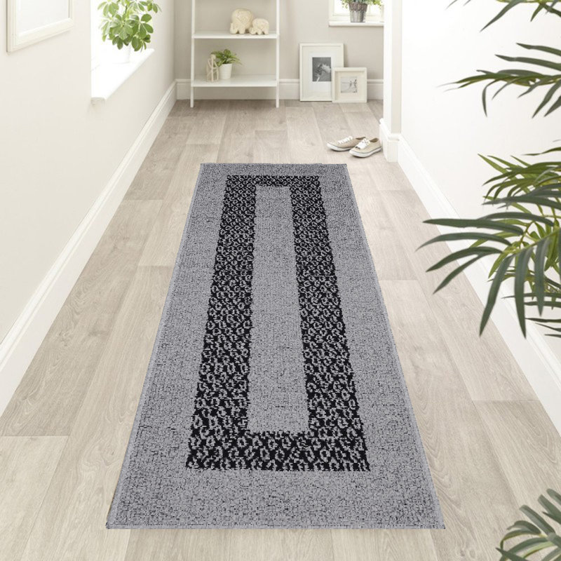 Tapis de couloir antidérapant à doublure en caoutchouc de luxe Home Decor, Tapis de couloir 1 pi 8 po x 5 pi
