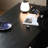 Black Rectangular Solid Wood Dining Table-1673156931