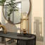 Porte-bougie abstrait moderne en métal-1399909508