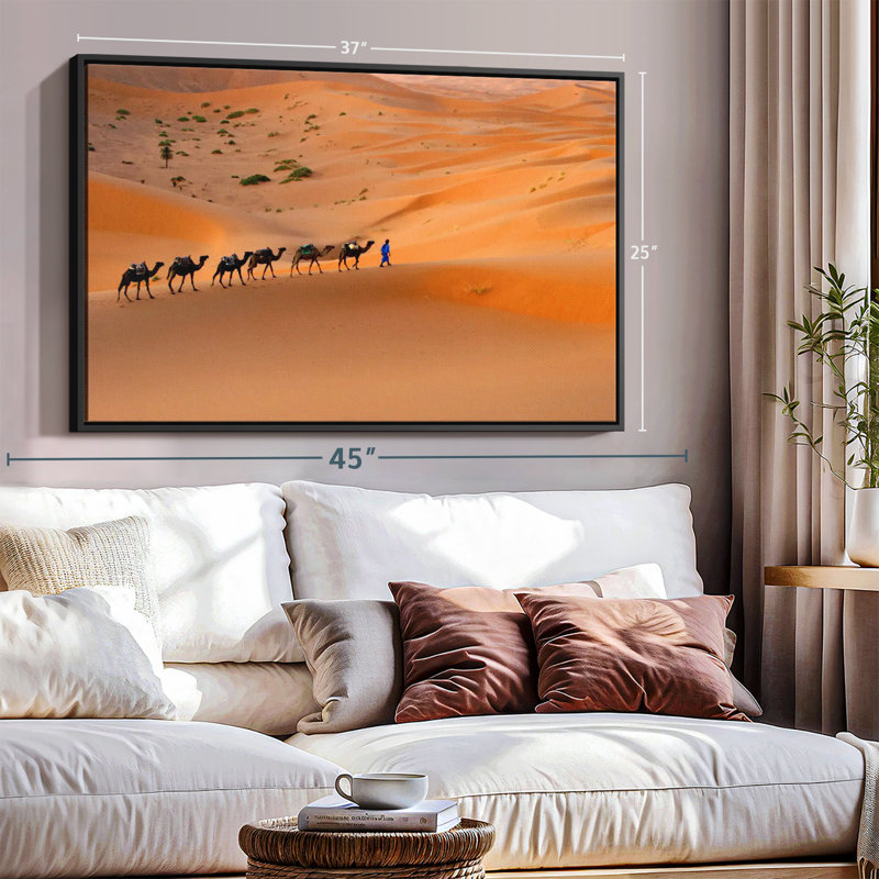 «Sahara Desert», reproduction sur toile, H 25 po x l 37 po