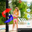 220Cm H Plastic Solar Powered Portable Free Standing Outdoor Shower-112511378-112511377