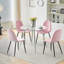 Bivian Round Glass Top Dining Table with Iron Base-1357086297