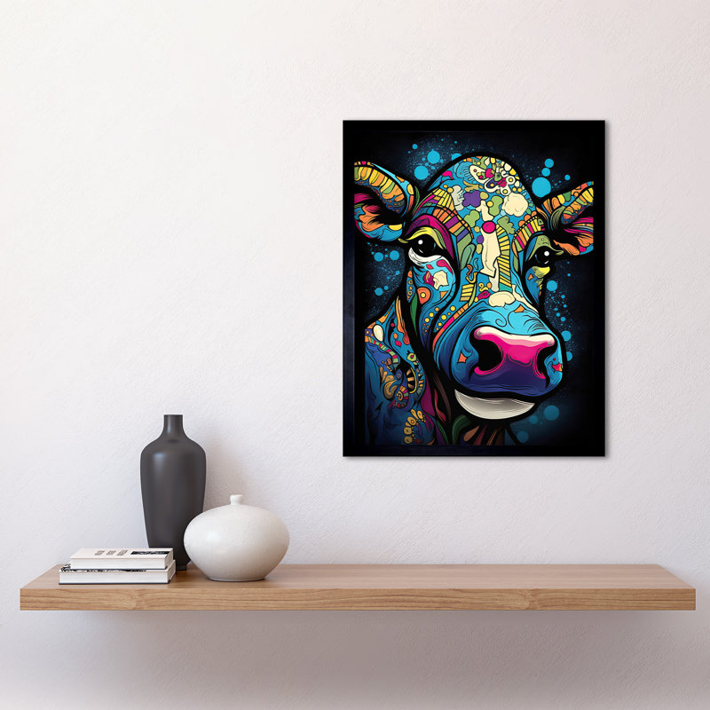 Alazia Cow - Single Picture Frame Print