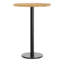 Plateau de table rond rond en bois massif avec base ronde à hauteur de barre-948069851-948069849-948068902