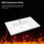 Plateau de meuble-lavabo simple blanc 35 po x 20 po avec 1 trou de robinet et trop-plein (lavabo seulement)
