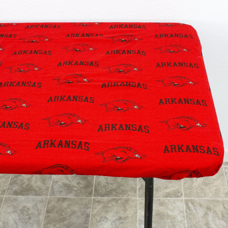 NCAA Outdoor Patio Table Cover, 96" W x 30" D, Arkansas