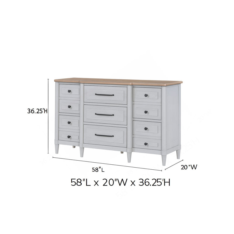 Petite commode pour adolescent - Ciment et sable