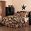 Courtepointe patriotique rouge foncé / kaki / marine-24076065
